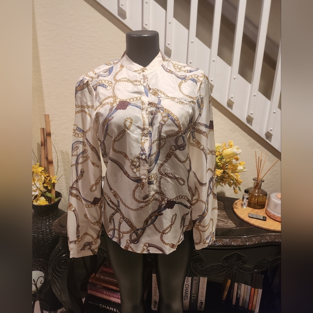 Massimo Dutti silk blouse size 40